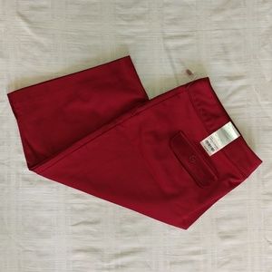 Dark Red Dressy Shorts